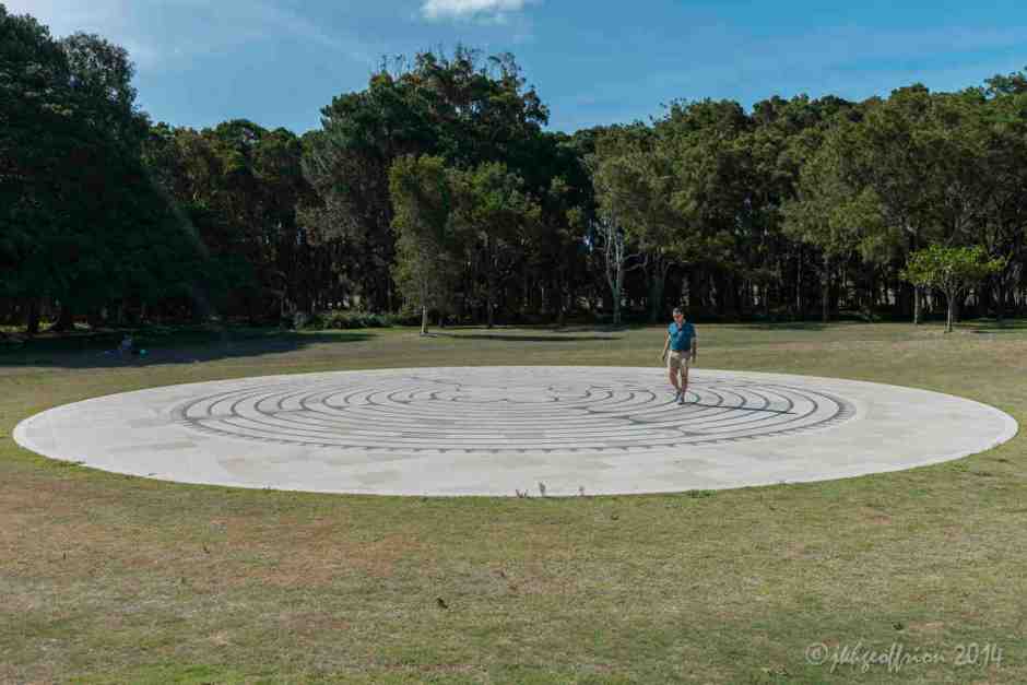 Walking the Centennial Park Labyrinth